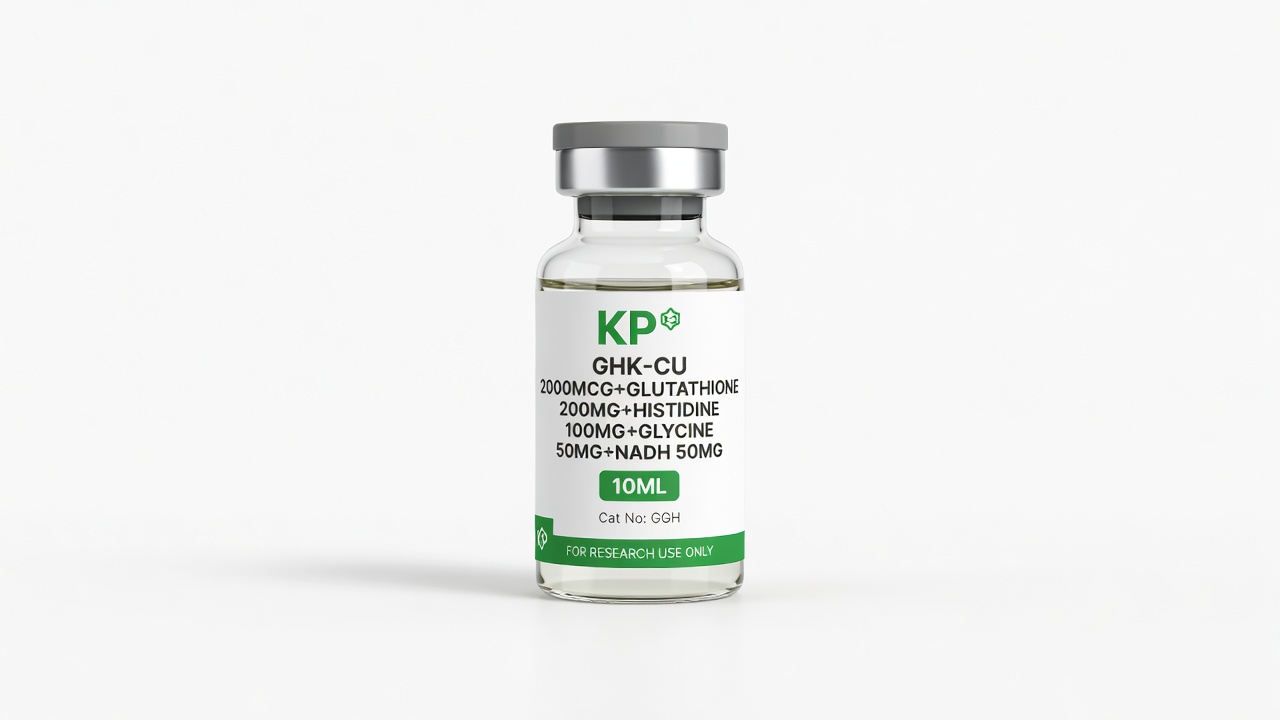 GHK-CU 2000mcg+Glutathione 200mg+Histidine 100mg+Glycine 50mg+NADH 50mg