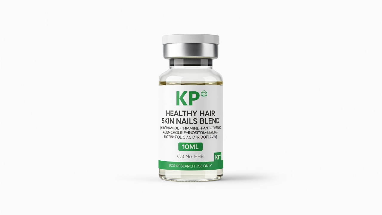Healthy Hair Skin Nails Blend (Niacinamide+Thiamine+Pantothenic Acid+Choline+Inositol+Niacin+Biotin+Folic Acid+Riboflavin)